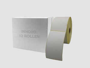 Zebra Etiketten - Direct Thermisch Gecoat - 57x102mm - doos à 12 rollen - Permanent
