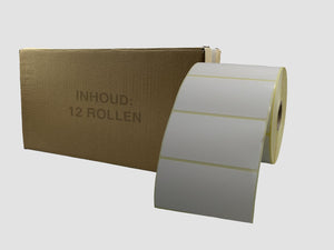 Zebra Etiketten - Paperlabels - 80x40mm - doos à 12 rollen - Permanent