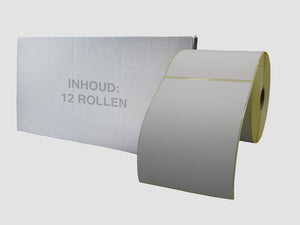 Zebra Etiketten - Direct Thermisch Gecoat - 102x127mm - doos à 12 rollen - Permanent