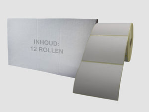 Zebra Etiketten - Direct Thermisch Gecoat - 102x76mm - doos à 12 rollen - Removable