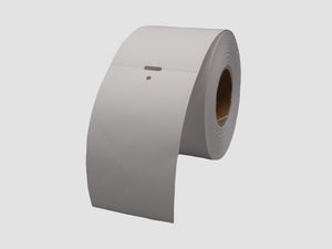 Zebra Tags - Direct Thermisch Gecoat - 60x101.6mm - rol à 300 stuks - Geen lijm - Met leessleuf / 200 grams