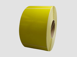 Zebra Etiketten - Direct Thermisch Gecoat - 102x152mm - Geel - rol à 950 stuks - Permanent