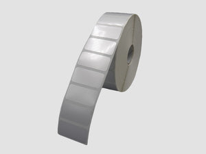 Zebra (3006493) Kunststof Etiketten - 38x19mm - Zilver - rol à 3.720 stuks - Permanent