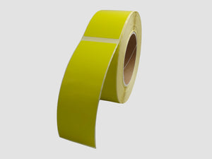 Zebra Etiketten - Direct Thermisch Gecoat - 48x140mm - Geel - rol à 500 stuks - Permanent