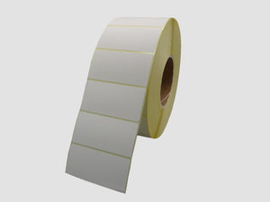 Zebra Etiketten - Direct Thermisch Gecoat - 80x40mm - rol à 4.000 stuks - Permanent