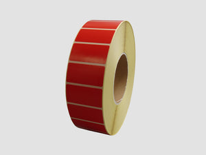 Zebra Etiketten - Paperlabels - 51x25mm - Rood - rol à 5.180 stuks - Permanent