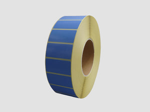 Zebra Etiketten - Paperlabels - 51x25mm - Blauw - rol à 5.180 stuks - Permanent