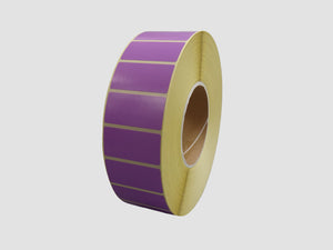 Zebra Etiketten - Paperlabels - 51x25mm - Paars - rol à 5.180 stuks - Permanent