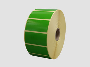 Zebra Etiketten - Paperlabels - 51x25mm - Groen - rol à 2.500 stuks - Permanent