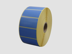 Zebra Etiketten - Paperlabels - 51x25mm - Blauw - rol à 2.500 stuks - Permanent