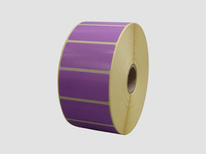 Zebra Etiketten - Paperlabels - 51x25mm - Paars - rol à 2.500 stuks - Permanent