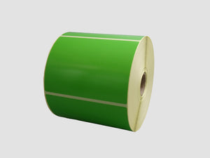 Zebra Etiketten - Direct Thermisch Gecoat - 102x76mm - Groen - rol à 930 stuks - Permanent