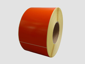 Zebra Etiketten - Paperlabels - 100x150mm - Oranje - rol à 1.000 stuks - Permanent