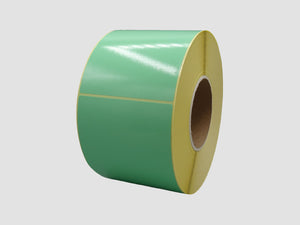 Zebra Etiketten - Paperlabels - 100x150mm - Groen - rol à 1.000 stuks - Permanent