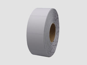 Zebra Tags - Direct Thermisch Gecoat - 35x35mm - rol à 1.000 stuks - Geen lijm - Met blackmark
