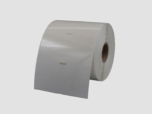 Zebra Kunststof Etiketten - 80x40mm - Transparant - rol à 1.000 stuks - Permanent - Met leessleuf