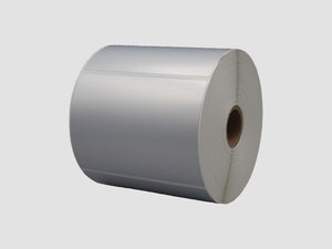 Zebra Kunststof Etiketten - 102x76mm - Zilver - rol à 930 stuks - Permanent