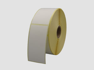 Zebra Etiketten - Direct Thermisch Gecoat - 40x80mm - rol à 870 stuks - Removable