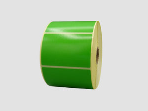 Zebra Etiketten - Direct Thermisch Gecoat - 76x51mm - Groen - rol à 1.370 stuks - Permanent