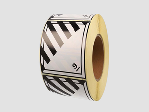Zebra Etiketten - Paperlabels - ADR Klasse 9 - 100x100mm - rol à 1.000 stuks - Permanent