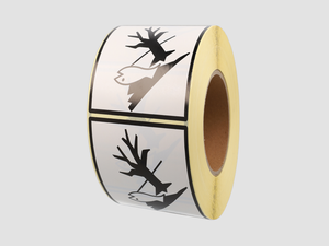 Zebra Etiketten - Paperlabels - ADR Environment Health en Safety - 100x100mm - rol à 1.000 stuks - Permanent